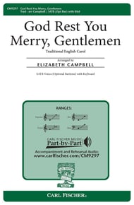 God Rest You Merry, Gentlemen SATB choral sheet music cover Thumbnail